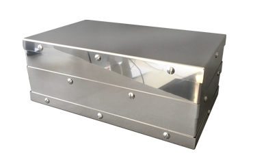 Decorative box made of stainless steel